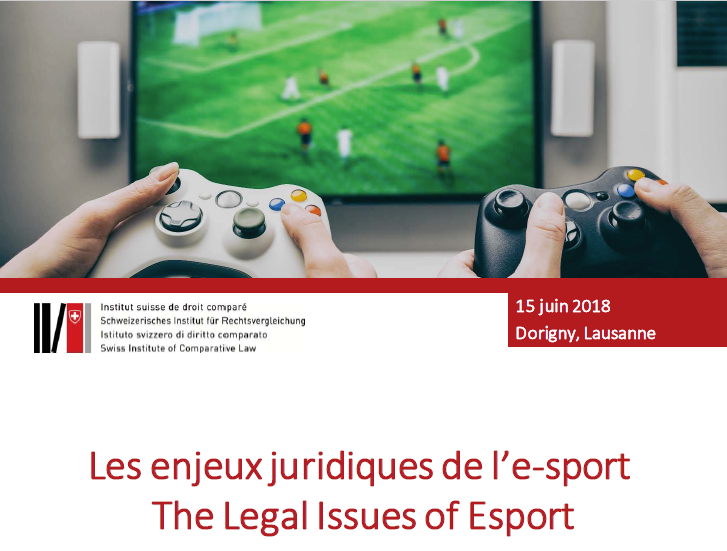 The Legal Issues of  Esport