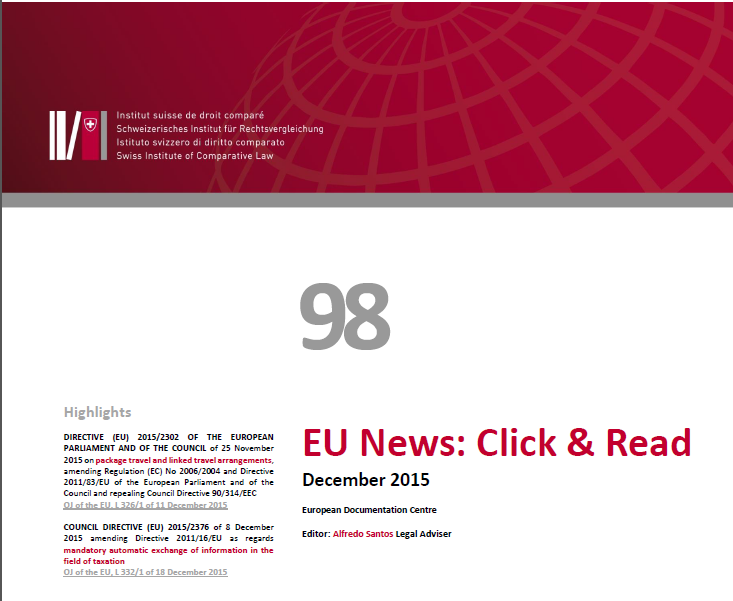 EU News: Click & Read 98 - December 2015