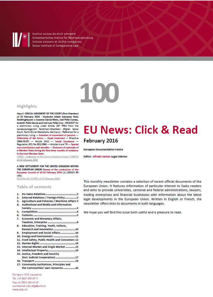 EU News: Click & Read 100