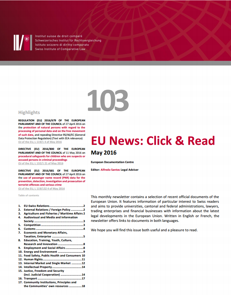 EU NEWS: CLICK & READ 103