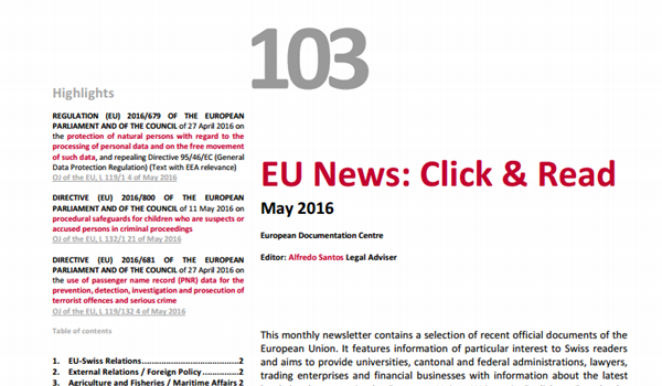 EU NEWS: CLICK & READ 103