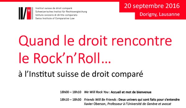 Quand le droit rencontre le Rock'n'Roll