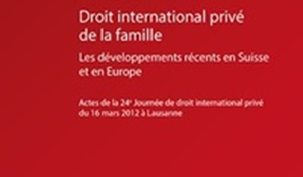 Droit international privé de la famille