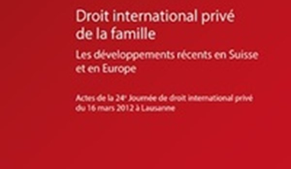 Droit international privé de la famille 