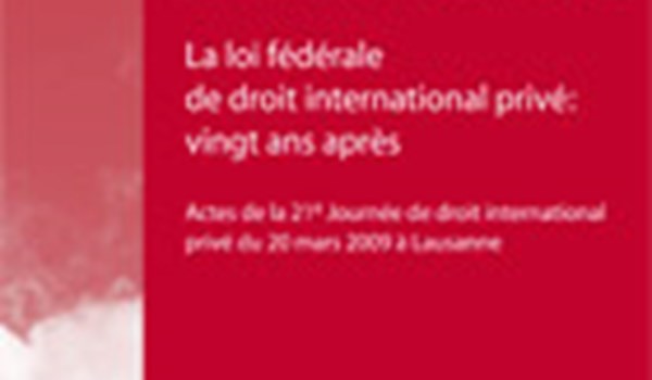 La loi fédérale de droit international privé: vingt ans après