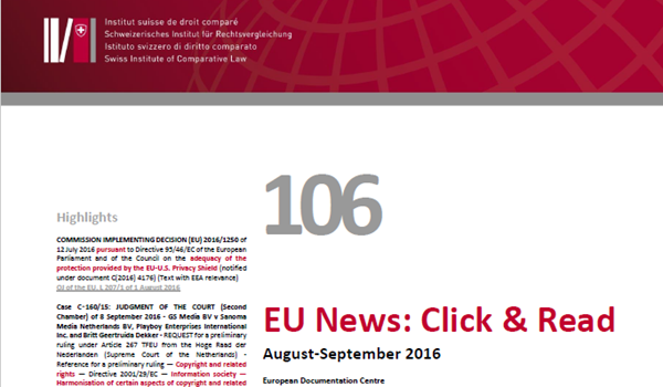 EU NEWS: CLICK & READ 106