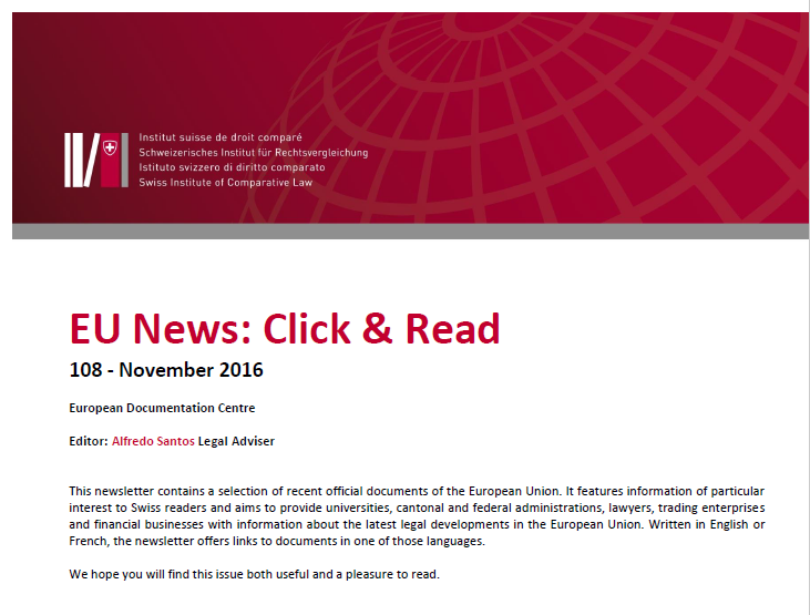 EU NEWS: CLICK & READ 108