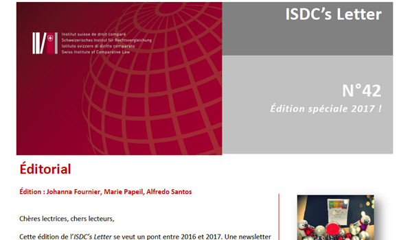 ISDC'S LETTER N°42