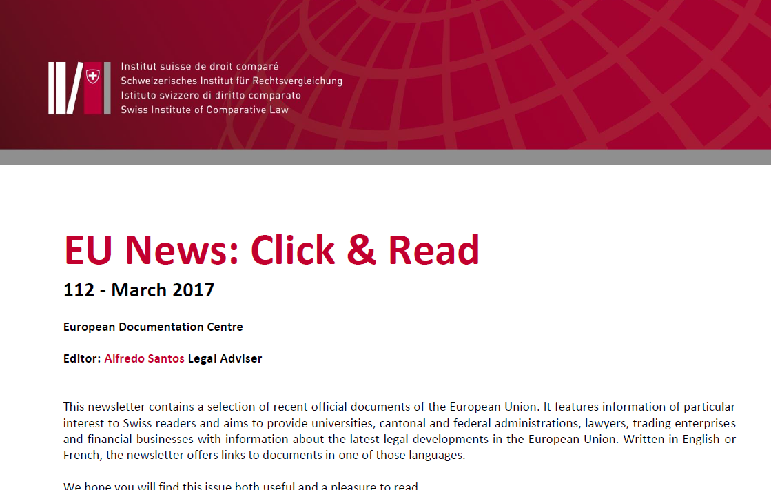 EU NEWS : CLICK & READ 112