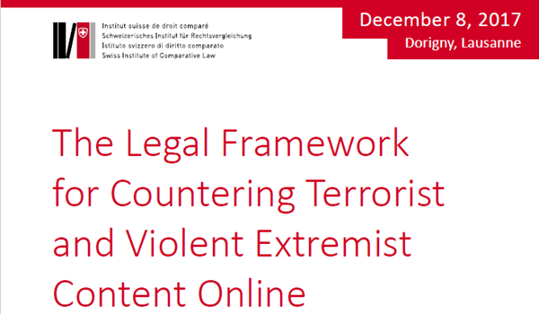 The Legal Framework for Countering Terrorist and Violent Extremist Content Online