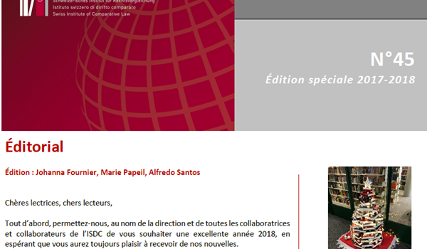 ISDC'S LETTER N°45