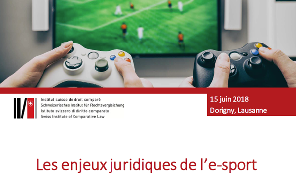 Les enjeux juridiques de l'e-sport