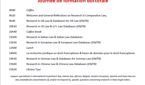 Journée doctorale 2019