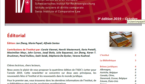 ISDC's Letter N°52