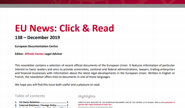 EU News: Click & Read 138