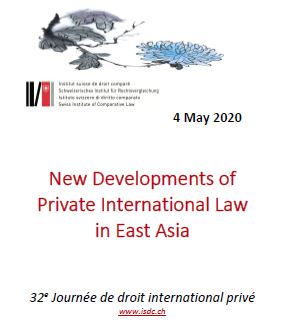 New Developments of Private International Law in East Asia