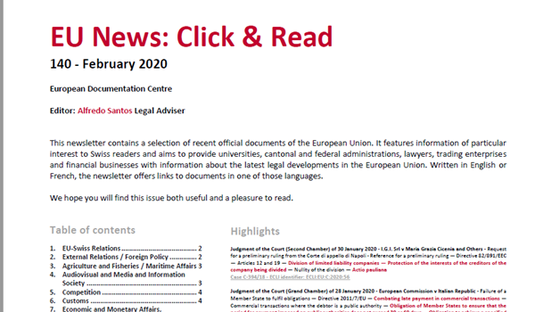 EU News: Click & Read 140