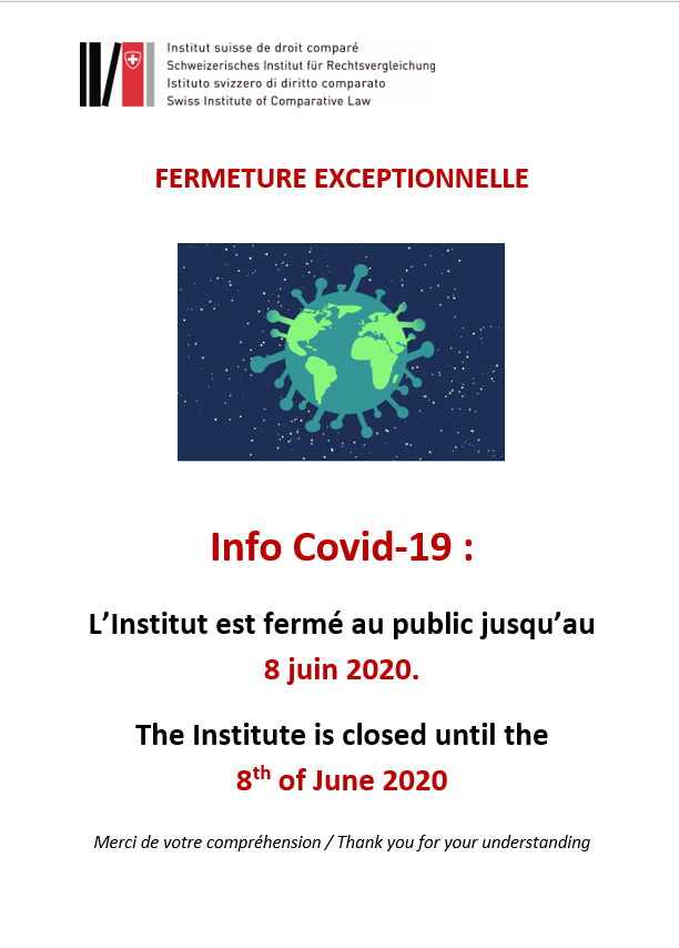ISDC : Fermé au public