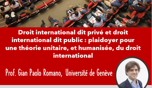 Conférence de l'Association des Alumnis et Amis de l'Institut suisse de droit comparé