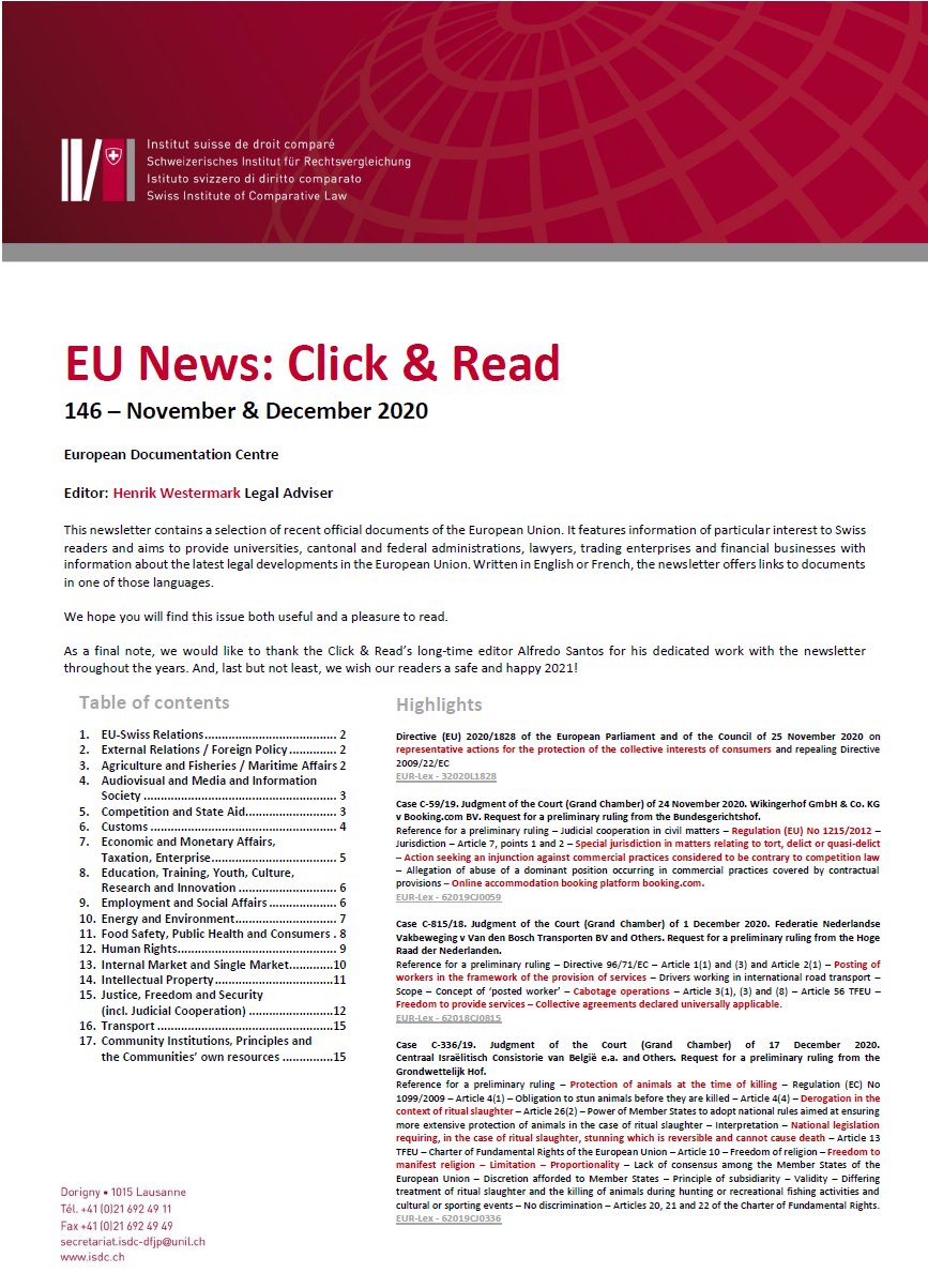 EU News: Click & Read 146