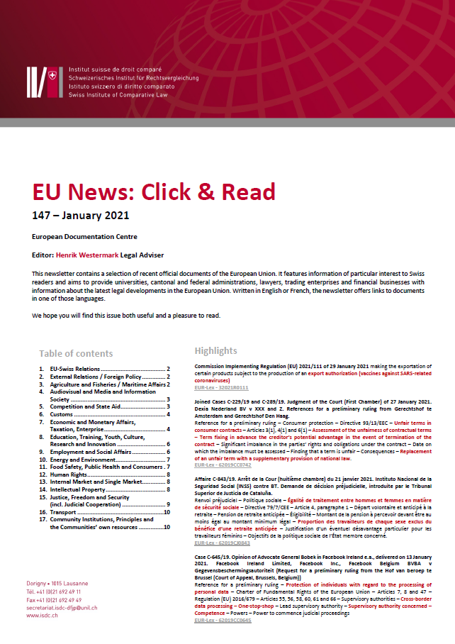EU News: Click & Read 147