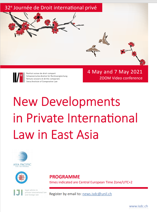New Developments in Private International Law in East Asia