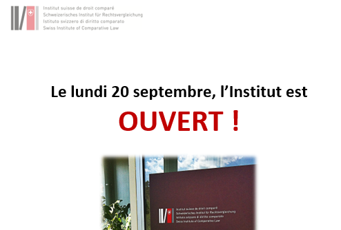 Schweizerisches Institut für Rechtsvergleichung SIR Schweizerisches