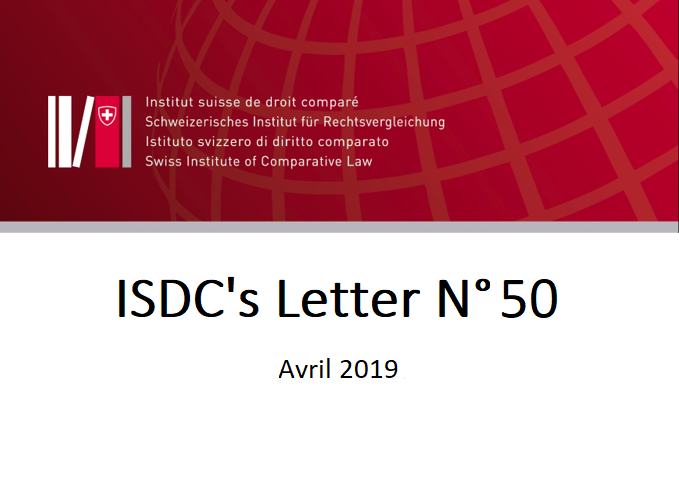 ISDC's Letter N°50 - Special Edition 