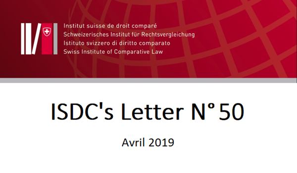 ISDC's Letter N°50 - Special Edition 