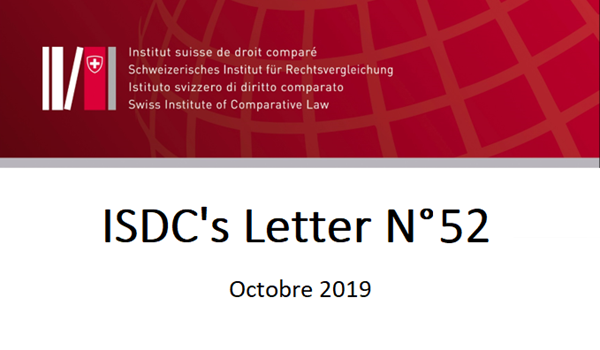 ISDC's Letter N°52