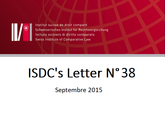 ISDC's Letter N°38