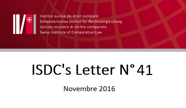 ISDC'S LETTER N°41