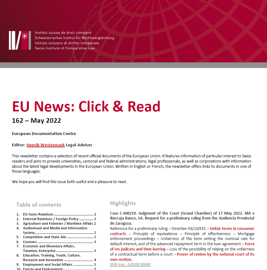 EU News: Click & Read 162