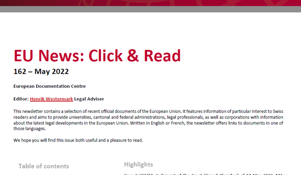 EU News: Click & Read 162