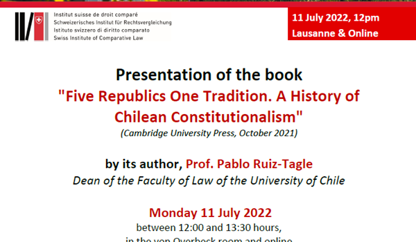 Five Republics One Tradition. A History of Chilean Constitutionalism"
