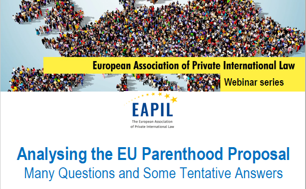 Analysing the EU Parenthood Proposal : Many Questions and Some Tentative Answers