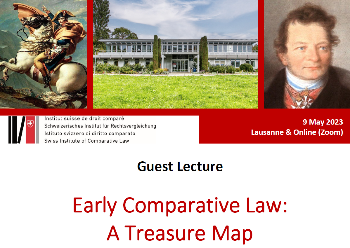 Early Comparative Law:  A Treasure Map (Guest Lecture)