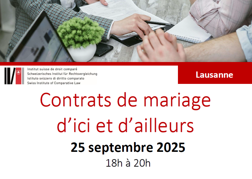 Contrats de mariage d’ici et d’ailleurs à Lausanne