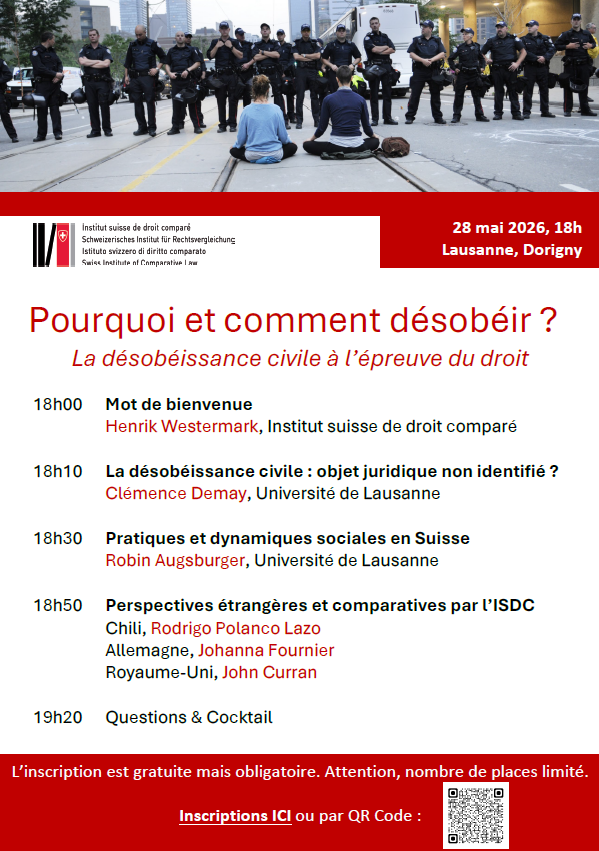 Pourquoi et comment désobéir ? La désobéissance civile à l’épreuve du droit